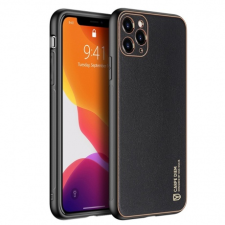 DUX DUCIS Yolo bőr tok iPhone 12 Pro Max, fekete tok és táska