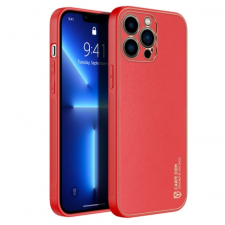 DUX DUCIS Yolo bőr tok iPhone 13 Pro Max, piros tok és táska