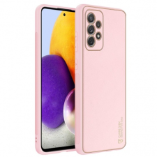 DUX DUCIS Yolo bőr tok Samsung Galaxy A72 4G, rózsaszín tok és táska