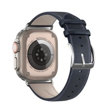 DUX DUCIS YS - bőrszíj Apple Watch 38/40/41mm kék okosóra kellék