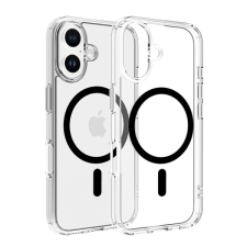 DVICED DV511011 MagSafe iPhone 16 átlátszó/fekete hátlap (DV511011) tok és táska