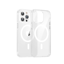DVICED MagSafe hátlaptok iPhone 15 Pro Max fehér tok és táska