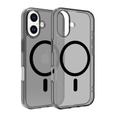 DVICED MagSafe hátlaptok iPhone 16 füstös fekete tok és táska