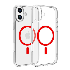 DVICED MagSafe hátlaptok iPhone 16 Plus piros tok és táska