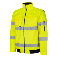 DYKENO AGINOLA fényvisszaverő kabát 2 az 1-ben, sárga 2XL munkaruha