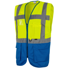 DYKENO FORXIT láthatósági menedzsermellény, sárga 4XL munkaruha