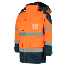 DYKENO MULTIPRA egész éves 5 az 1-ben többfunkciós kabát, narancssárga 4XL
