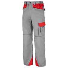 DYKENO PRIMO deréknadrág, szürke-piros 44 munkaruha