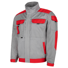 DYKENO PRIMO munkadzseki, szürke-piros 62 munkaruha