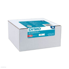 DYMO Betűnyomó kazetta gépi 19mmx7m Dymo fekete-fehér gazdaságos csomag 10db/csom árazógép