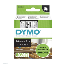 DYMO Betűnyomó kazetta gépi 24mmx7m Dymo fekete-fehér 53713 árazógép