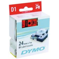 DYMO címke LM D1 alap 24mm fekete/piros információs címke