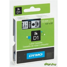 DYMO címke LM D1 alap  6mm fekete/sárga információs címke
