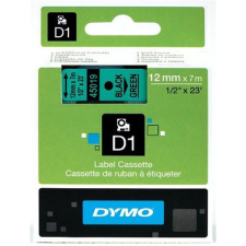 DYMO d1 12mmx7m fekete/zöld feliratozógép szalag ndy0720590 nyomtató kellék
