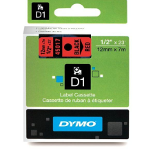 DYMO "D1" Feliratozógép szalag 12 mm x 7 m fekete-piros (GD45017) (GD45017) etikett