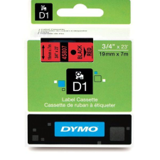 DYMO "D1" Feliratozógép szalag 19 mm x 7 m fekete-piros (GD45807) (GD45807) etikett