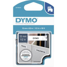 DYMO Feliratozó szalag DYMO D1 S0718060 Poliészter Szalagszín: Fehér Szövegszín:Fekete 12 mm 5.5 m (S0718060) etikett