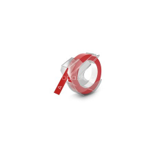 DYMO Feliratozógép szalag, 9 mm x 3 m, DYMO "3D", piros pénztárgépszalag