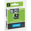 DYMO Feliratozógép szalag, 9 mm x 7 m, DYMO "D1", víztiszta-fekete