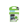 DYMO Feliratozógép szalag Dymo D1 flexibilis ID S0718040/16957 12mmx3,5m, fekete/fehér