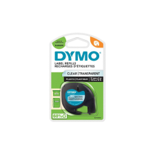 DYMO Feliratozógép szalag Dymo Letratag S0721530/12268 12mmx4m, ORIGINAL, víztiszta információs címke