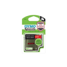 DYMO Feliratozógép szalag tartós Dymo D1 1978366 12mmx3m, ORIGINAL, fehér/piros nyomtató kellék
