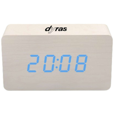 Dyras ALCL-002WH Ébresztőóra, fehér ébresztőóra