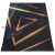 Dywanopol Dywan BLACK and GOLD N 03 60 x 100 cm szőnyeg