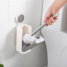 Dzseni Öntapadós, fali WC-kefe tartóval (185018) fürdőszoba kiegészítő