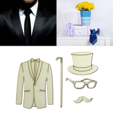  Dzsentlemen csomag 5db/csomag dekorációs kellék