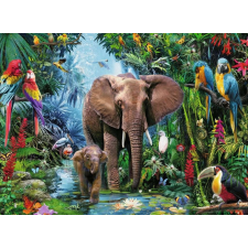 Dzsungel Elefántok XXL Puzzle 150 Darabos puzzle, kirakós
