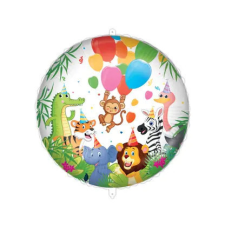 Dzsungel Jungle Balloons, Dzsungel fólia lufi 46 cm party kellék