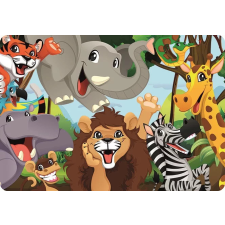 Dzsungel tányéralátét 43x28 cm konyhai eszköz