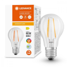  E27 A60 LED izzó 5.8W = 60W 806lm 4000K semleges 300° CRI90 izzószál szabályozható LEDVANCE Superior izzó