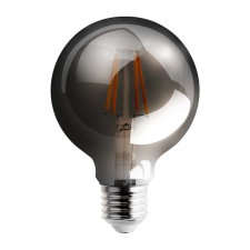E27 G80 LED izzó 6W = 50W 650lm 2200K Meleg 360° Izzószál füstölt izzó