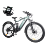  E-Mountainbike E-MTB elektromos hegyikerékpár Bafang 750W középmotorral, 48V 20Ah Samsung akkumulátor, 27,5" Fat Tire, LCD kijelzős vezérlés, hosszú hatótáv, robusztus terepgumik, gyors feltöltés, minden terepre