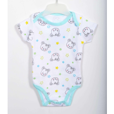 E plus M body rövid ujjú Maci mintás 12-18 hó (86 cm) kombidressz, body