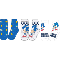 E plus M Sonic a sündisznó Running gyerek zokni 23/26