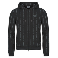 EA7 Emporio Armani Emporio Armani EA7 Pulóverek TRAIN GRAPHIC SERIES M HOODIE FZ COPL MONOGRAM PRINTED Fekete  EU S