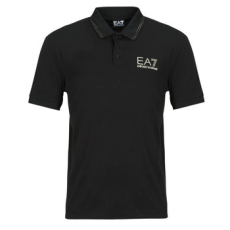 EA7 Emporio Armani Emporio Armani EA7 Rövid ujjú galléros pólók TRAIN GOLD LABEL POLO PUNTO ROMA  7M000300 Fekete EU M