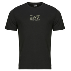 EA7 Emporio Armani Emporio Armani EA7 Rövid ujjú pólók TRAIN GOLD LABEL TEE PUNTO ROMA BIG LOGO  7M000301 Fekete EU S