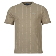 EA7 Emporio Armani Emporio Armani EA7 Rövid ujjú pólók TRAIN GRAPHIC SERIES TEE SS MONOGRAM PRINTED Bézs EU XL