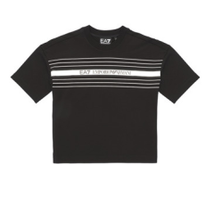EA7 Emporio Armani Emporio Armani EA7 Rövid ujjú pólók TRAIN LOGO SERIES TEE EXTENDED LOGO Fekete 4 éves