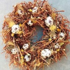  Easter Wreath papírszalvéta 33x33cm,20db-os asztalterítő és szalvéta