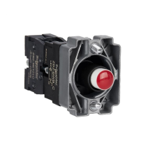  Easy Harmony XB2, Világító aljzat, gallér, piros led, fém, ZB2BWB41C Schneider villanyszerelés