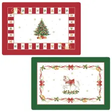 Easy Life Design Karácsonyi tányéralátét 45x30cm Christmas Tale karácsonyi dekoráció