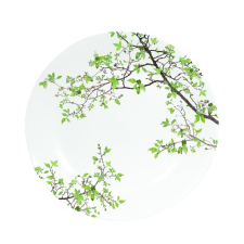Easy Life Design R2S.1083NTRA Porcelán desszerttányér 19cm, dobozban, Natura tányér és evőeszköz