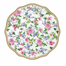 Easy Life-Nuova Porcelán desszerttányér 20cm, Garden Joy tányér és evőeszköz