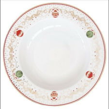 Easy Life-Nuova Porcelán mélytányér 21,5cm, Christmas Eve tányér és evőeszköz