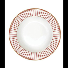  Easy Life-Nuova Porcelán mélytányér 21,5cm, Magie de Noel tányér és evőeszköz